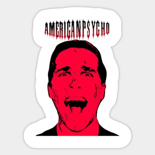 American psycho Sticker